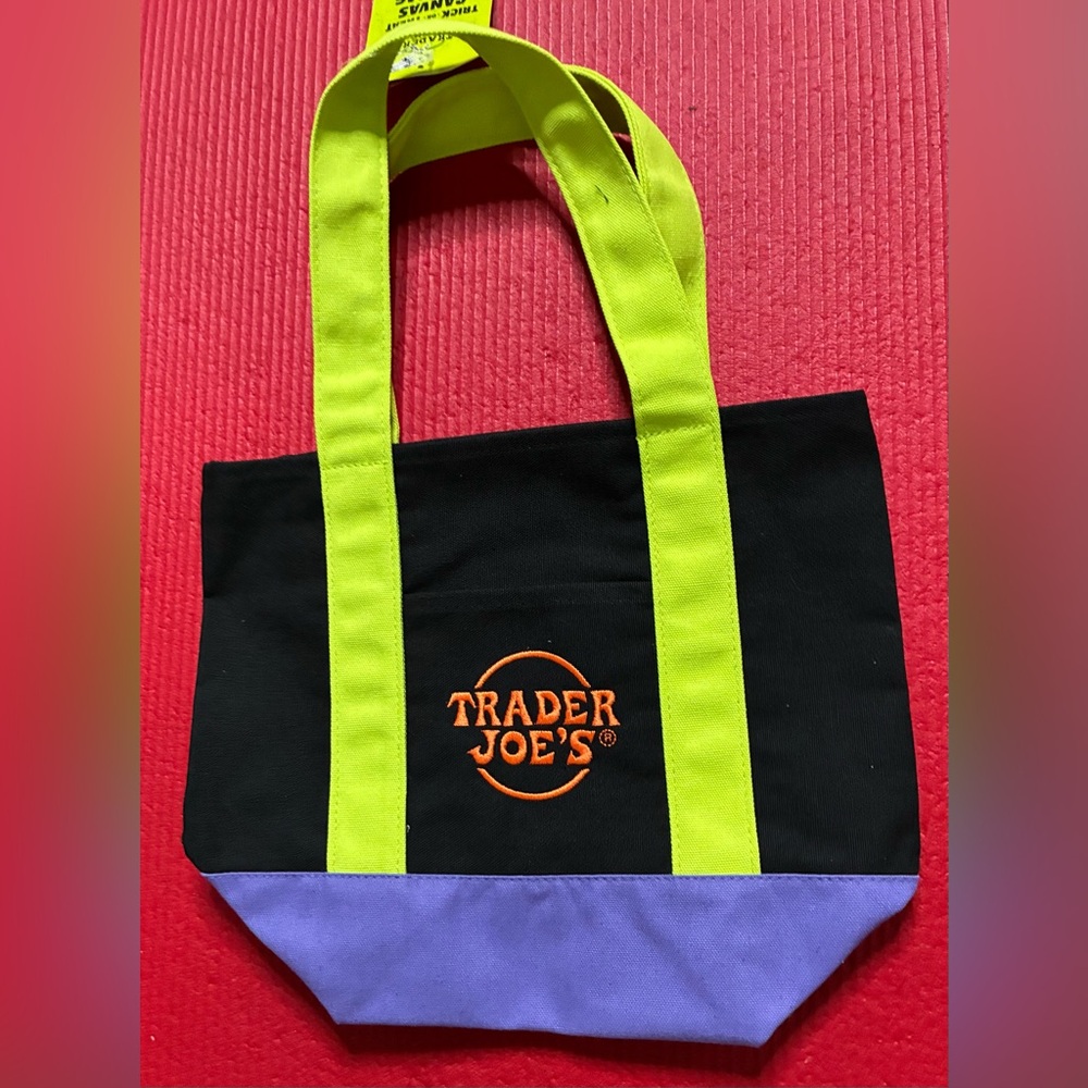 Brand New Black and Purple Mini Tote Bag